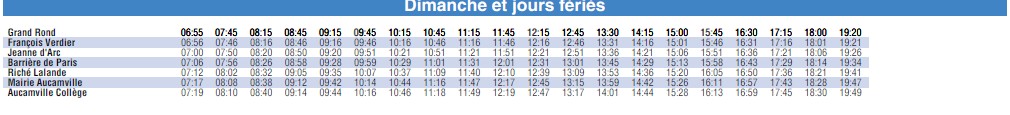 horaire29dimancheAller